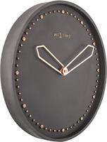 NeXtime NE-3197ZW Wandklok Dia. 35 Cm, Polyresin, Zwart - thumbnail