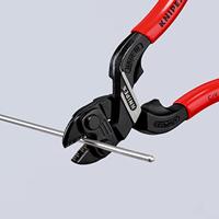 Knipex CoBolt® S compacte boutensnijtang met snijuitsparing | Kunststof bekleed | Zwart geatramenteerd | Lengte 160 mm - 71 31 160 SB - thumbnail