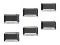 LIVARNO Set van 6 solar tuinlampen (Rechthoekig) - thumbnail