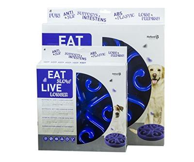 Eat Slow Live Longer Original Blue L