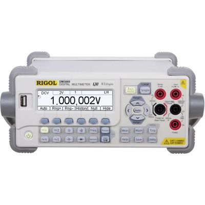 Rigol DM3068 Bench multimeter Digitaal Grafisch display, Capaciteitsmeting, Datalogger CAT II 300 V Weergave (counts): 2200000 Rigol DM3068 Bench multimeter Digitaal Grafisch display, Capaciteitsmeting, Datalogger CAT II 300 V Weergave (counts): 2200000
