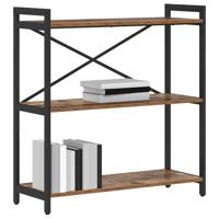 Boekenkast Oud hout 80 x 30 x 83 cm Bewerkt hout - thumbnail