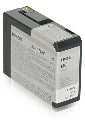 Epson Inktcartridge T5807 Origineel Zwart C 13 T 580700 Epson Inktcartridge T5807 Origineel Zwart C 13 T 580700