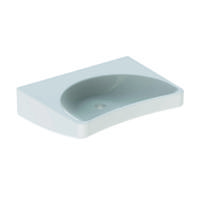 Geberit 300 Comfort Paracelsus rolstoelwastafel zonder kraangat zonder overloop 64x49x18cm inclusief KeraTect wit s8309600001g - thumbnail