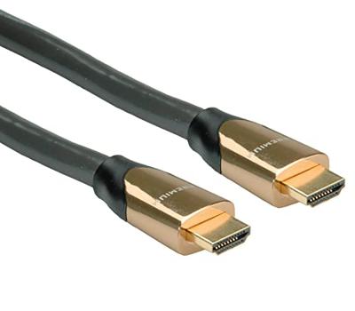 ROLINE PREMIUM HDMI Ultra HD Kabel met Ethernet, M/M, zwart, 9 m