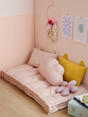 Matras in futon-stijl roze (poederkleur)