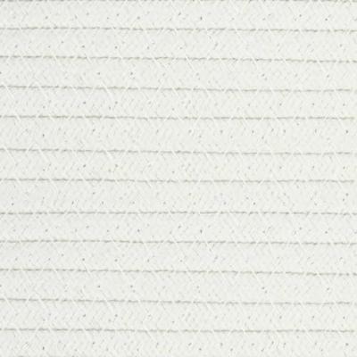 VidaXL Opbergmand ø 51x33 cm katoen beige en wit