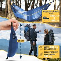 Ticket to the moon Compact Hammock Hangmat Royal Blue - thumbnail