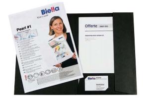 Offertemap Pearl 1 A4 met insteektas 2 flappen wit