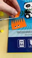Stylex hobby papier a4 10 kleuren 20 stuks - thumbnail