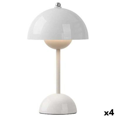 Bureaulamp Gift Decor Wit 1,5 W Paddestoel (4 Stuks)
