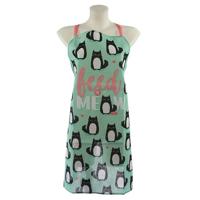 Keukenschort - Feline Fine Kat Feed me Meow - thumbnail