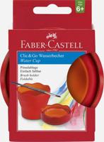 Faber Castell fc-181517 watercup clic & go roze/oranje - thumbnail