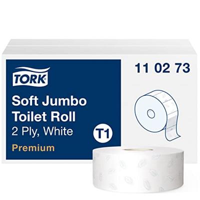 Toiletpapier Tork T1 Premium jumbo 2-laags 360m wit 110273
