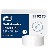 Toiletpapier Tork T1 Premium jumbo 2-laags 360m wit 110273 - thumbnail