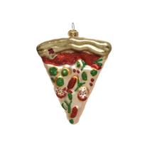 Decoris Kersthanger glas pizza - thumbnail