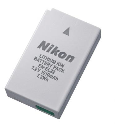 Nikon EN-EL22 oplaadbare batterij voor de Nikon 1 J4, Nikon 1 S2