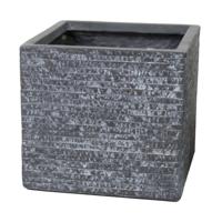 Bloempot Utah Cube Grafiet 44x44cm - thumbnail