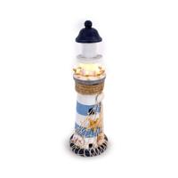 Strandsouvenir - Vuurtoren Schelpen LED-licht - thumbnail