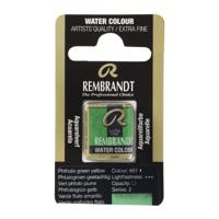 Rembrandt Aquarelverf Napje - Phtalogroen Geelachtig #681 - thumbnail