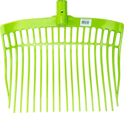 Mestvork kunststof limegroen zonder steel