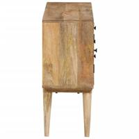 Dressoir 110x30x70 cm massief mangohout - thumbnail