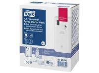 Tork Dispenser Air-Box startpakket luchtverfrisser wit A1 (1st dispenser, 3st refill, 2st batterijen) (972000) - thumbnail