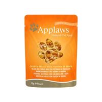 APPLAWS Chicken breast with pumpkin in broth - nat kattenvoer - 70g - thumbnail