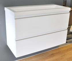 Shall onderkast 80 x 36 cm glans wit
