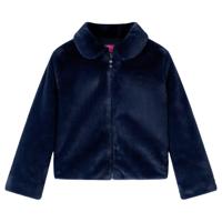 VidaXL Kinderjas 128 kunstvacht marineblauw - thumbnail