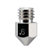 Micro-Swiss micro-Swiss mondstuk MK8 MakerBot 0,6 mm MK8 Plated Wear Resistant Nozzle M2549-06 - thumbnail