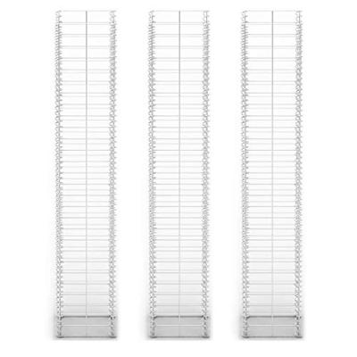 3-delige Schanskorfset 25x25x150 cm gegalvaniseerd draad