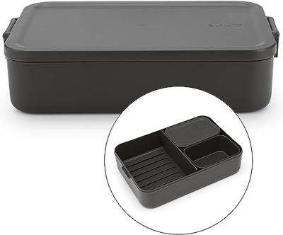 Brabantia Make & Take Bento lunchbox large, kunststof dark grey