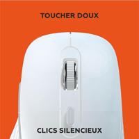 Draadloze muis - MOBILITY LAB - Omega - Bluetooth en 2,4GHz ontvanger - Wit - Stille klikken - Verstelbare precisie - thumbnail