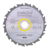 Metabo Power cut wood - professional 628292000 Cirkelzaagblad 165 x 20 x 1.4 mm Aantal tanden: 14 1 stuk(s) - thumbnail