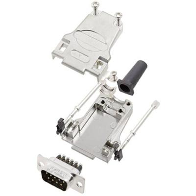 Amphenol L17DTZF09-LJS-RG+L717DE09PST D-sub male connectorset 180 ° Aantal polen: 9 Schroeven 1 stuk(s)