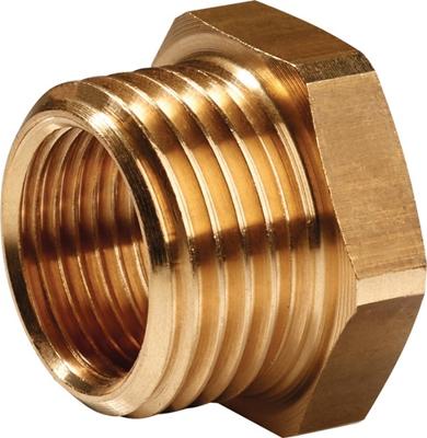 Promat/Tecwerk Reduceernippel | messing | buitenschroefdraad G 3/4 inch | binnenschroefdraad G 1/2 inch SW 32 mm - 4000351956 Promat/Tecwerk Reduceernippel | messing | buitenschroefdraad G 3/4 inch | binnenschroefdraad G 1/2 inch SW 32 mm - 4000351956