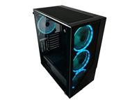 LC-Power Gaming 803B Midi Tower Zwart - thumbnail