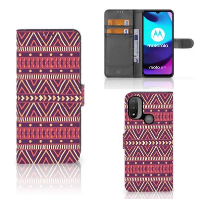 Motorola Moto E20 | E30 | E40 | Telefoon Hoesje | Aztec Paars Motorola Moto E20 | E30 | E40 | Telefoon Hoesje | Aztec Paars