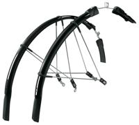 SKS stel spatborden 28" raceblade long zwart 11311 - thumbnail