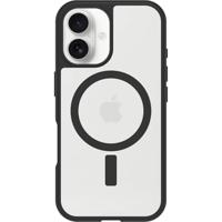 Otterbox React Backcover Apple iPhone 16 Zwart, Transparant Inductieve lading, MagSafe compatible - thumbnail