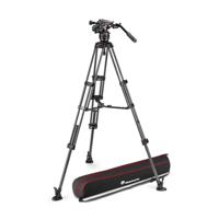Manfrotto MVK608TWINMA Carbon Twin Leg MS tripod + Nitrotech 608 Video Head - thumbnail