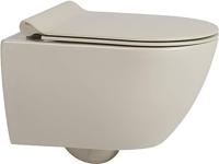 Ben Segno 2.0 hangtoilet met toiletbril compact Xtra glaze+ Free flush mat beige - thumbnail