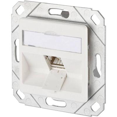 Metz Connect 130B12D11102-E Netwerkdoos Inbouw (in muur) Inzet met centraalstuk CAT 6A 1 poort Zuiver wit Metz Connect 130B12D11102-E Netwerkdoos Inbouw (in muur) Inzet met centraalstuk CAT 6A 1 poort Zuiver wit