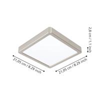 Eglo PlafonnièreZigbee Fueva-Z 21x21cm RVS - 900115 - thumbnail