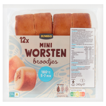 Jumbo Mini Worstenbroodjes 12 Stuks