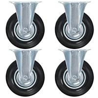 VidaXL Vaste wielen 4 st 125 mm - thumbnail