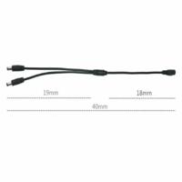 DC voeding splitter 1 naar 3 voor CCTV camera - thumbnail