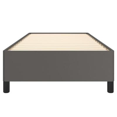Bedframe kunstleer grijs 90x200 cm Bedframe kunstleer grijs 90x200 cm