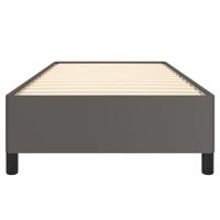 Bedframe kunstleer grijs 90x200 cm - thumbnail